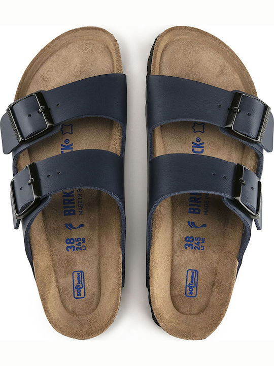 Arizona Soft Footbed Birko-Flor Men's Sandals Blue Regular Fit