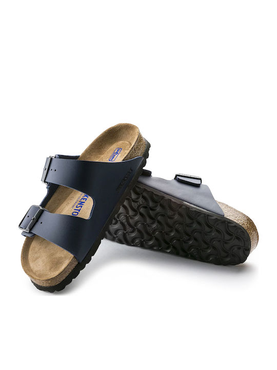 Arizona Soft Footbed Birko-Flor Men's Sandals Blue Regular Fit