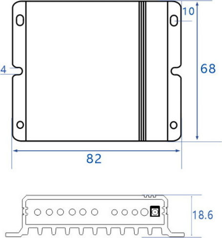 Lumiax Ρυθμιστής Φόρτισης PWM 24V 10A