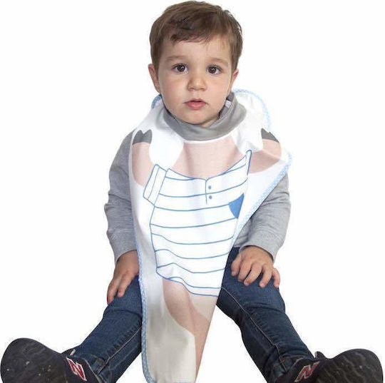 Little Champions Ποδιά Υφασμάτινη με Ενιαίο Λαιμό Bib Big Γουρουνάκι