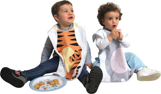 Little Champions Ποδιά Υφασμάτινη με Ενιαίο Λαιμό Bib Big Τίγρη