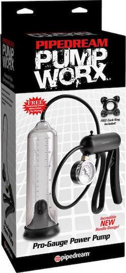 Pipedream Power Pump Pro-Gauge Τρόμπα Πέους Μαύρη