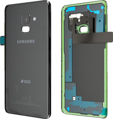 Samsung Replacement Back Cover Black for Galaxy A8 2018