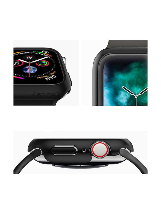 Spigen Thin Fit Plastikhülle in Schwarz Farbe für Apple Watch 40mm