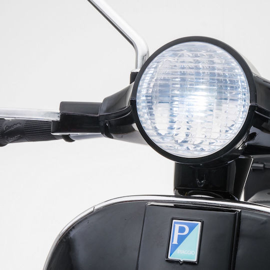 Vespa Kids Electric Motorcycle Licensed 6 Volt Black