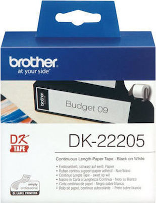 Brother Bandă de Etichetare 30.5m x 62mm în Culoarea Alb 1buc
