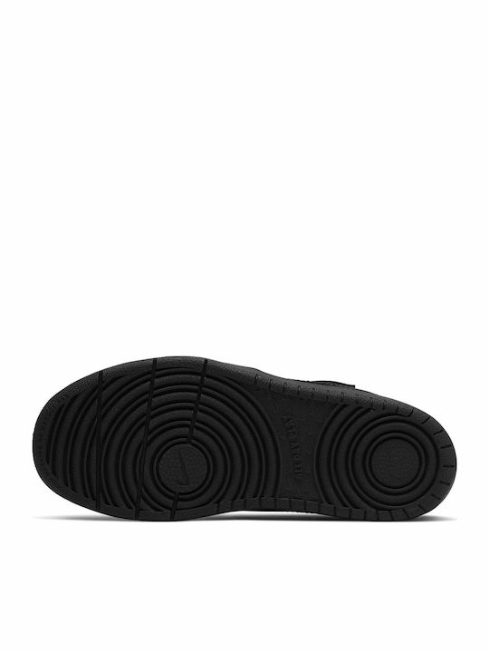 Court Court Borough Low 2 Kids Sports Shoes Basketball with Hoop & Loop Closure Black