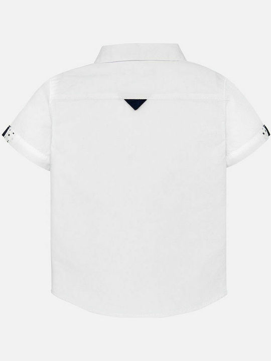 Mayoral Kids One Color Shirt White