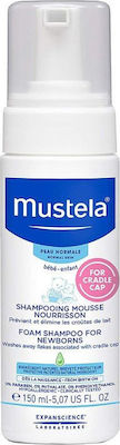 Mustela Foam Shampoo for Newborns 150ml with Pump