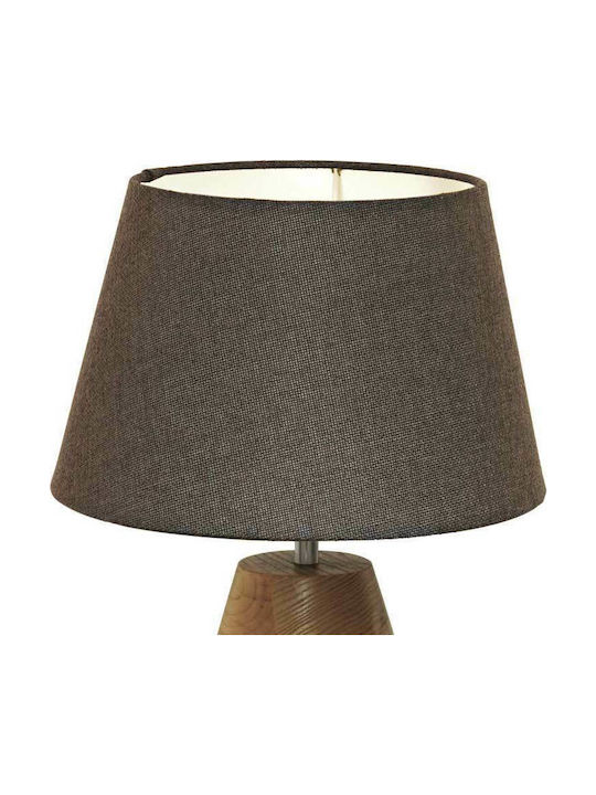 Eglo Concrete Table Lamp for Socket E27 with Gray Shade and Base
