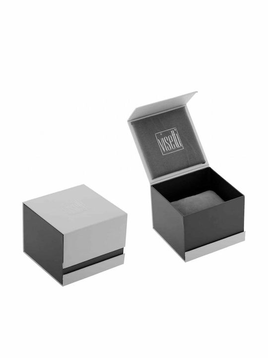 Visetti City Link Crystals Ρολόι Μπαταρίας με Μεταλλικό Μπρασελέ Visetti City Link Crystals Ρολόι Μπαταρίας με Μεταλλικό Μπρασελέ