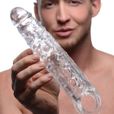 XR Size Matters Extender Penis Sleeve Extensie Penis Transparent 27cm