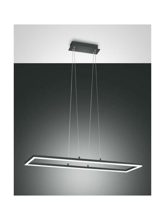 Fabas Luce Bard Pendant Light LED with Warm White Light Black