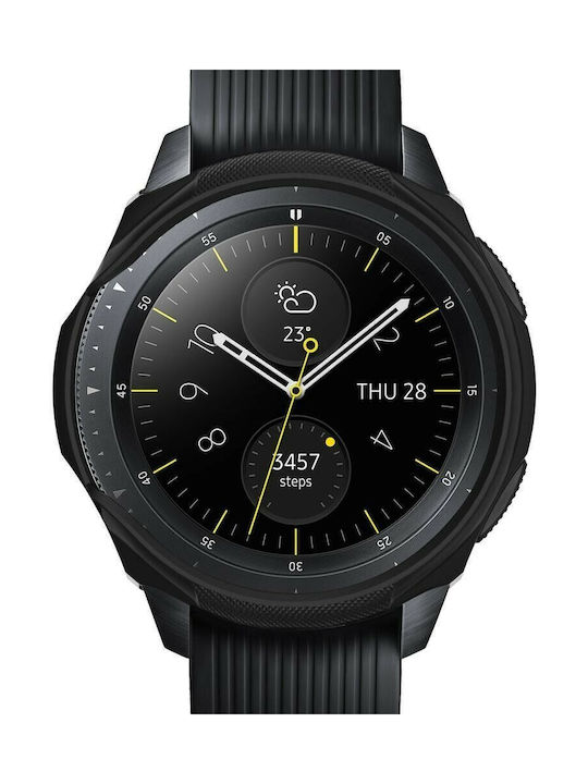 Spigen Liquid Air Silikonhülle in Schwarz Farbe für Galaxy Watch 42mm