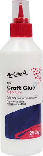 Mont Marte Liquid Glue PVA Craft Fine Tip Large Size 250gr 0515023