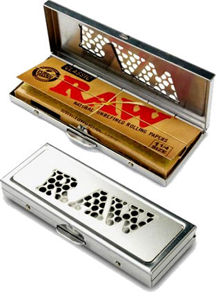 Raw Grinder Shredder Tin Silber