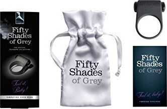 Fifty Shades of Grey Feel It Baby Vibe Пръстен Петел Черен