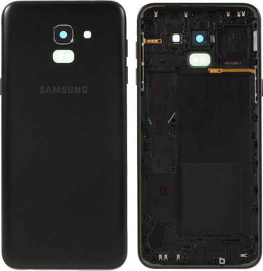 Capac Baterie Negru pentru Galaxy J6