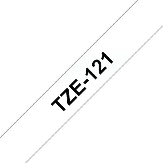 Brother Етикетен Филм 8м x 9мм в Прозрачен Цвят Съвместим с Brother TZe/TZ