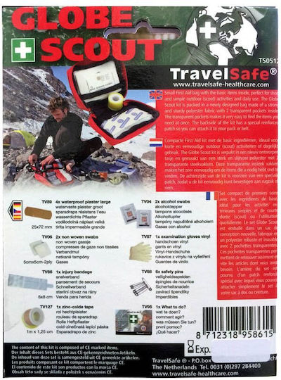Travelsafe TS0512 Τσάντα Πρώτων Βοηθειών με Εξοπλισμό