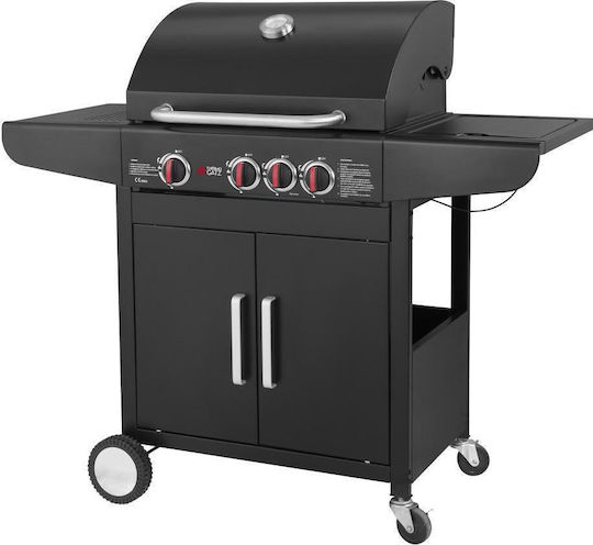 Thermogatz GS Grill Lux Gas Grill with 3 pcs 9kW and Side Burner