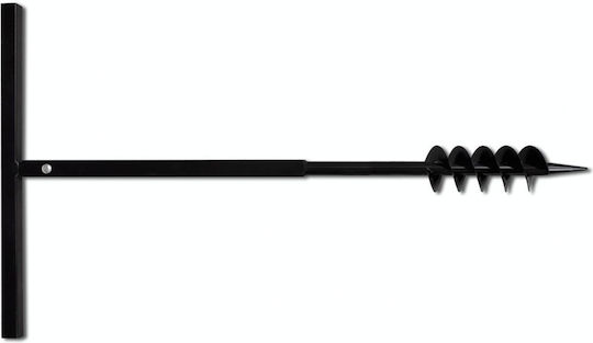 vidaXL Burghiu De Mână Cu Mâner De 80 Mm Și Tub De Extensie De 9 M Oțel 270540