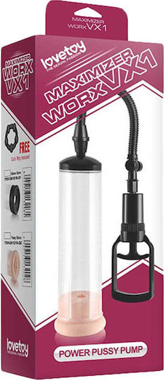 Lovetoy Maximizer WorxVX1 Pussy Pump 6.2cm Black