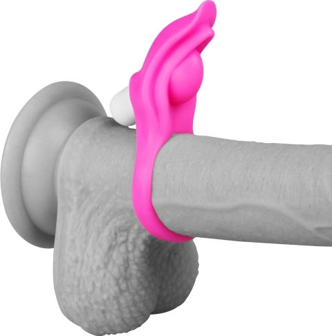 Lovetoy Power Clit Stamina Cock Ring Schwanz Silikon Rosa