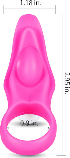 Lovetoy Power Clit Stamina Cock Ring Schwanz Silikon Rosa