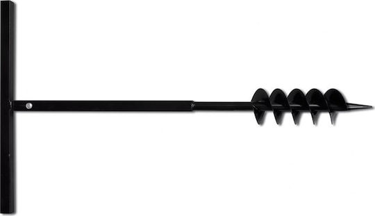 vidaXL Hand Drill with Handle 100mm and Extension Tube 5m Steel 270519