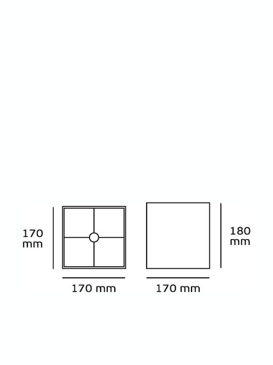 VK Lighting Абажур 17x17см