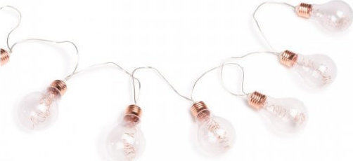 SPM Spirales Hanging Solar Light Garland with Warm White Light