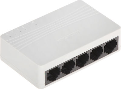 Hikvision DS-3E0105D-E Unverwaltet L2 Switch mit 5 Ports Ethernet