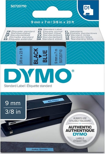 Dymo 40916 Bandă Pentru Etichetări 7m x 9mm În Culoare Albastră Serie Compatibilă Cu Dymo D1