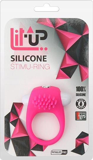 Dream Toys Lit Up Silicone Stimu Ring 5 Pink