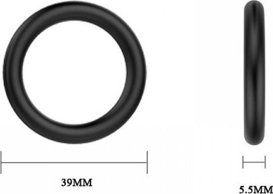 Baile Cock Ring Set 3 Set Cock Rings Schwanz Schwarz 3Stück