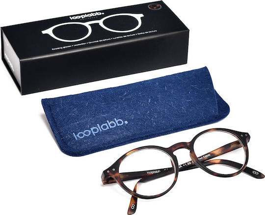 Looplabb Faust LL02A Ochelari de citit +3.00 în culoarea Maro