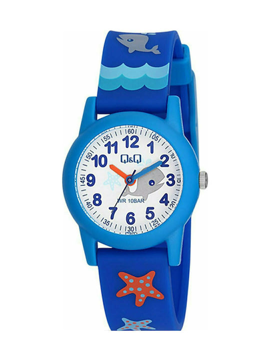 Q&Q Kids Analog Watch with Rubber/Plastic Strap Blue