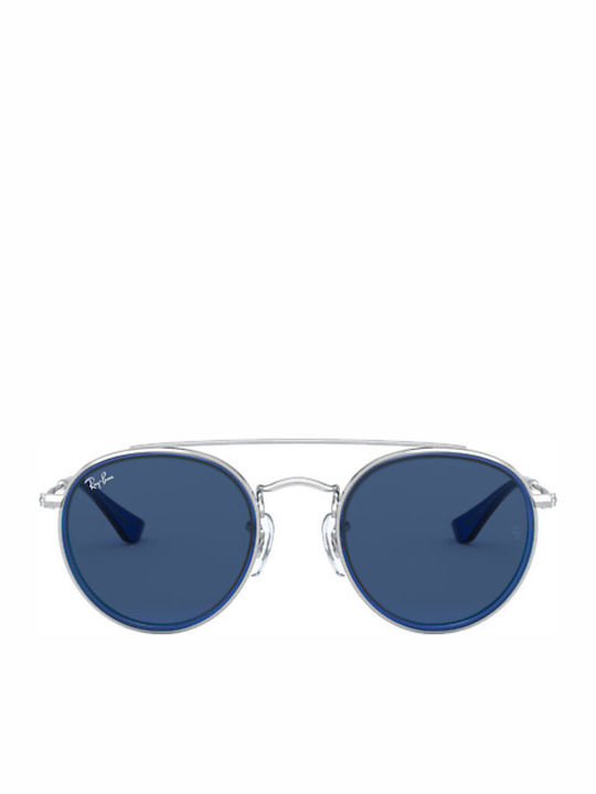 Ray Ban Στρογγυλά Παιδικά Γυαλιά Ηλίου Ασημί