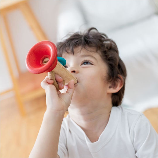 Plan Toys Ξύλινο Πνευστό Καζού για 3+ Ετών