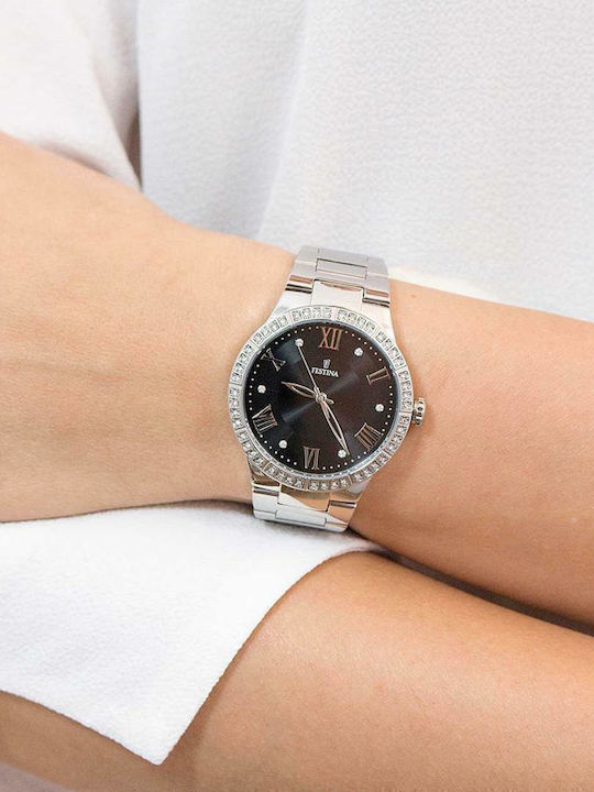Festina Women's Watch with Silver Metal Bracelet