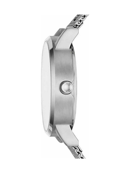 DKNY Mesh Watch with Silver Metal Bracelet