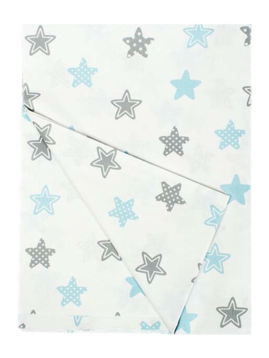 Dimcol Star Kids Cotton Pillowcase 50x70cm 104 Sky Blue