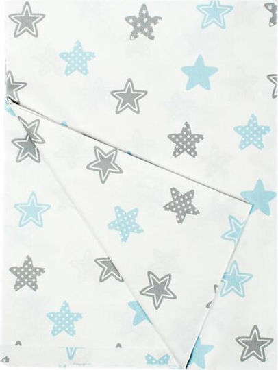Dimcol Star Kids Cotton Pillowcase 50x70cm 104 Sky Blue