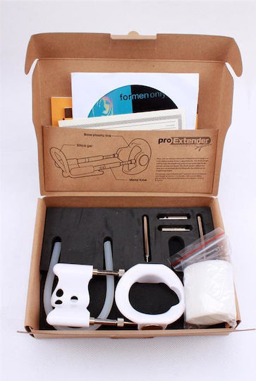 Chisa Novelties Penis Enlarger Pro Extender System Μεγεθυντής Έλξης Πέους Λευκός