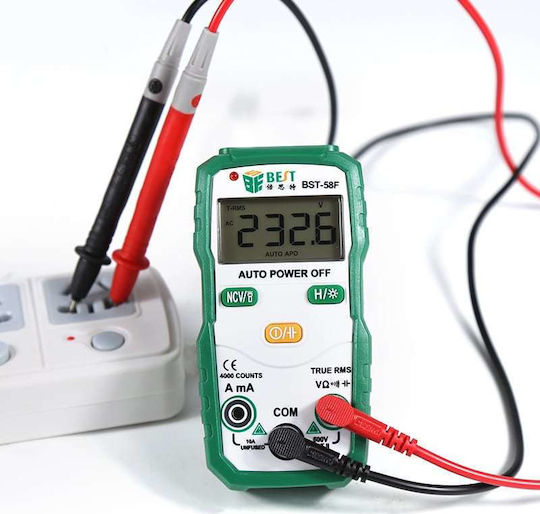 Best BST-58F Ψηφιακό Πολύμετρο True RMS με Μέτρηση AC / DC / Θερμοκρασίας