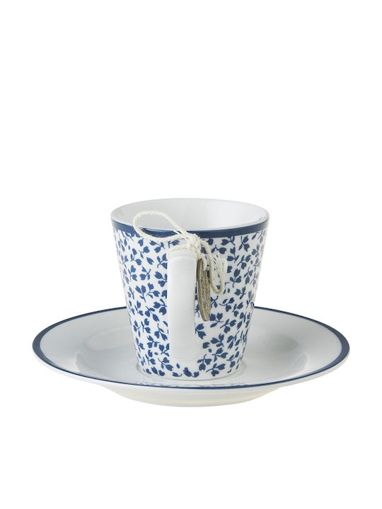 Laura Ashley Blueprint Φλιτζάνι Espresso από Πορσελάνη Floris 100ml