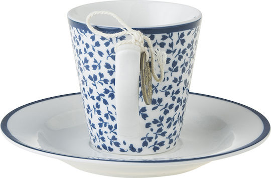 Laura Ashley Blueprint Φλιτζάνι Espresso από Πορσελάνη Floris 100ml
