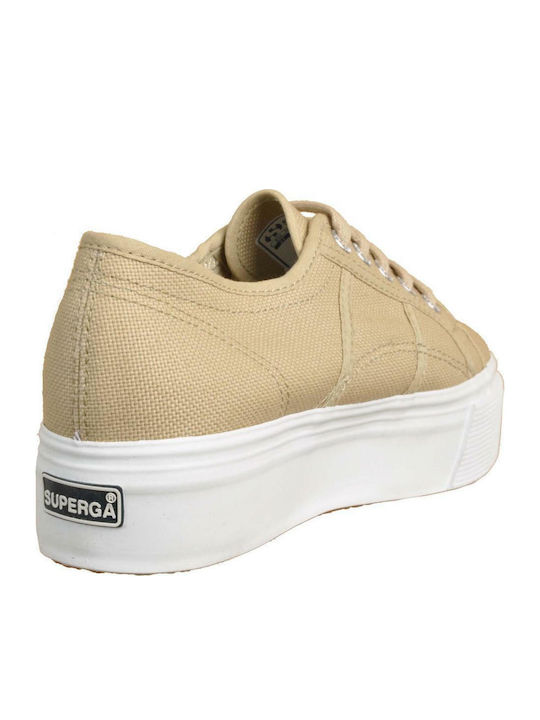 Superga 2790 Acotw Γυναικεία Flatforms Sneakers Μπεζ