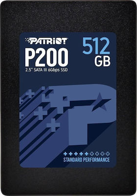 Patriot P200 SSD 512GB 2.5'' SATA III P200S512G25